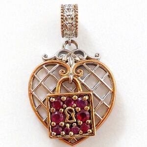 gems en vogue Michael Valitutti pendant love lock padlock Paris